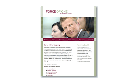 Force of One Coaching